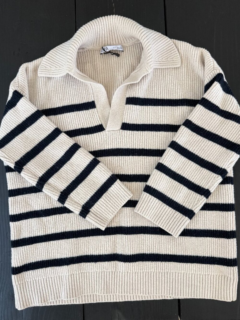 Zara - Striped Pullover Sweater (M)